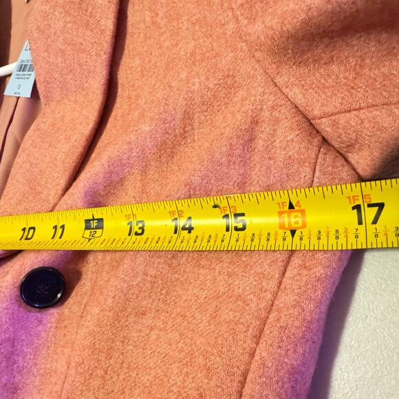 The Loft Salmon Wool Blazer Sz 0P NWT GORGEOUS!! - Picture 4 of 6
